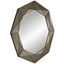 Possini Euro Aubrey 33" x 33" Champagne Beveled Wall Mirror in scene
