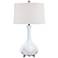 Possini Euro Aurion 27 3/4" Fluted Gourd Ceramic Table Lamp