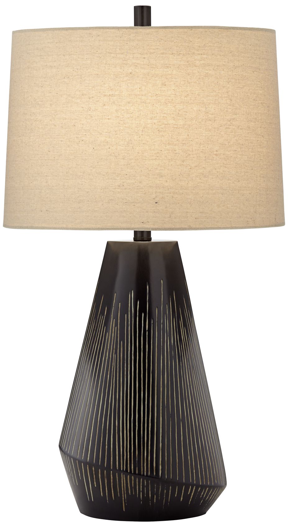 Possini Euro Aurum 29" High Charcoal Table Lamp