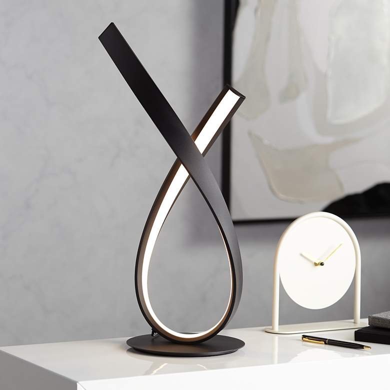 Image 2 Possini Euro Avante 19.25" High Modern LED Accent Table Lamp