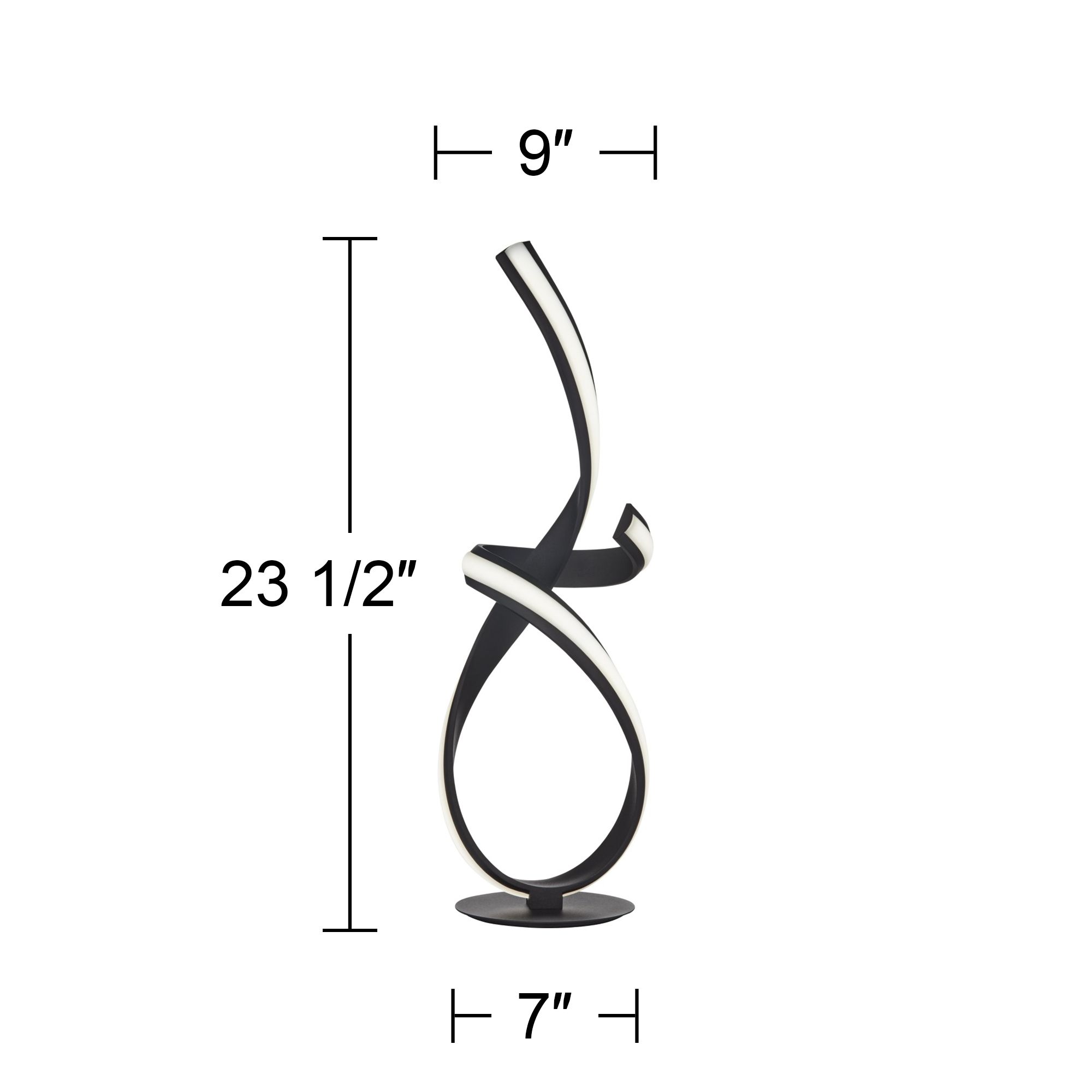 Possini Euro Avante 23 1/2" High Modern LED Accent Table Lamp