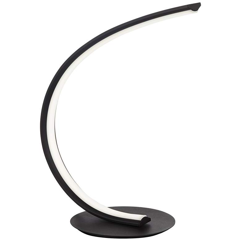 Image 3 Possini Euro Avante Curved Arc 15.25" High LED Accent Table Lamp