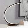 2_Possini Euro Avante Curved Arc 15.25" High LED Accent Table Lamp