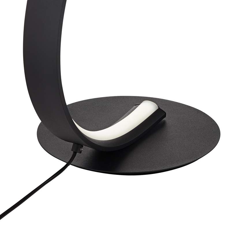 Image 6 Possini Euro Avante Curved Arc 15.25" High LED Accent Table Lamp more views
