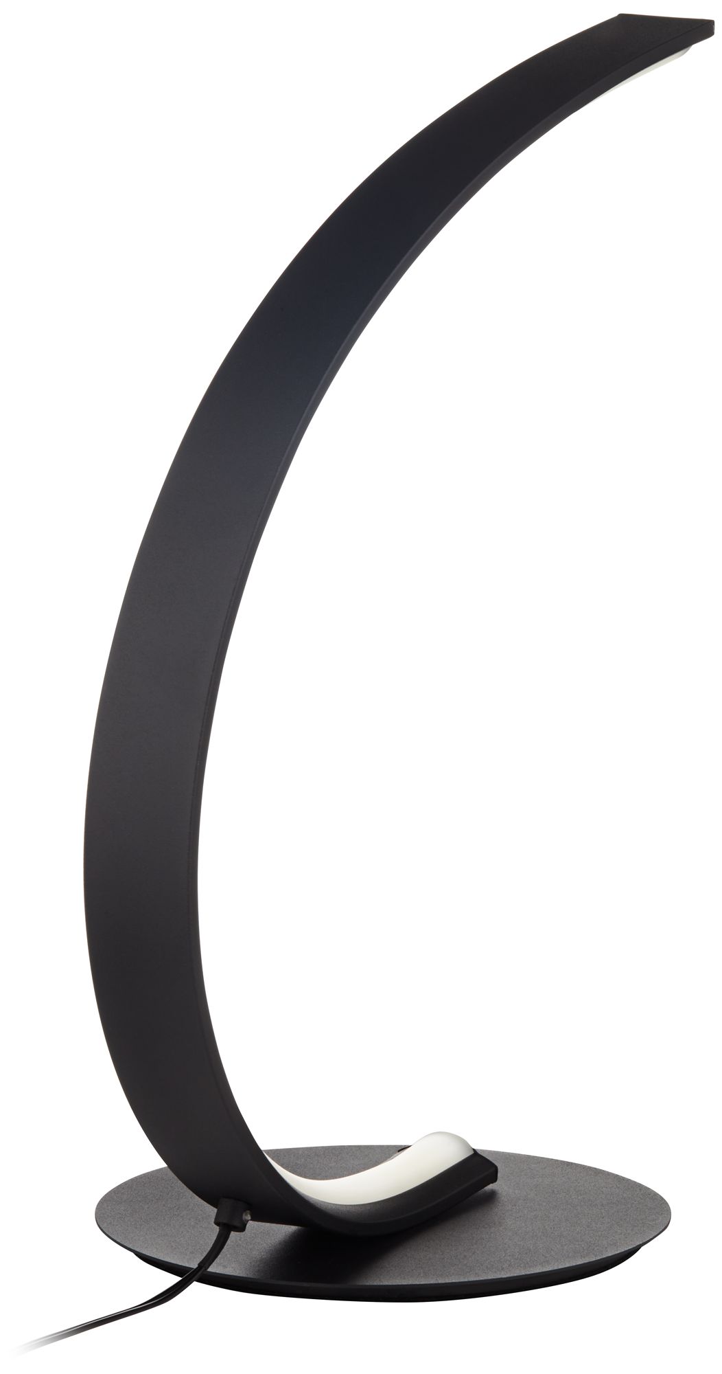 Possini Euro Avante Curved Arc 15.25" High LED Accent Table Lamp in scene