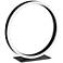 Possini Euro Avante Looped Ring 10" High Modern LED Accent Table Lamp
