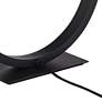 6_Possini Euro Avante Looped Ring 10" High Modern LED Accent Table Lamp more views