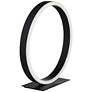 Possini Euro Avante Looped Ring 10" High Modern LED Accent Table Lamp in scene