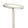 3_Possini Euro Aventura 71 1/2" High Satin Nickel LED Torch Floor Lamp more views