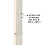 4_Possini Euro Aventura 71 1/2" High Satin Nickel LED Torch Floor Lamp more views