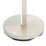 5_Possini Euro Aventura 71 1/2" High Satin Nickel LED Torch Floor Lamp more views