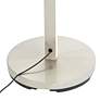 6_Possini Euro Aventura 71 1/2" High Satin Nickel LED Torch Floor Lamp more views