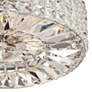 Possini Euro Avera 15 1/2" Wide Chrome Crystal Ceiling Light