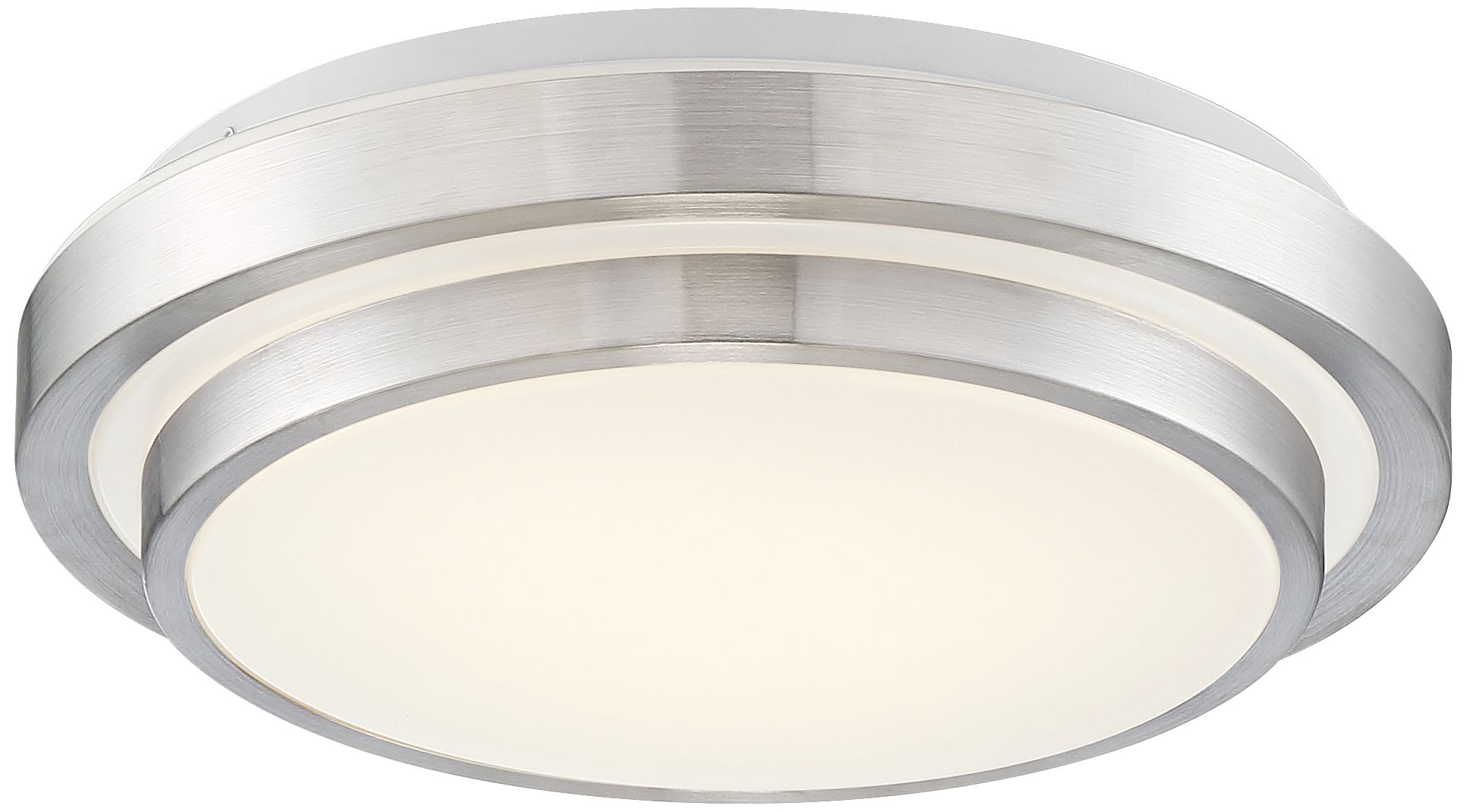 Image 2 Possini Euro Averson 13 1/2" Wide Double-Tier LED Modern Ceiling Light