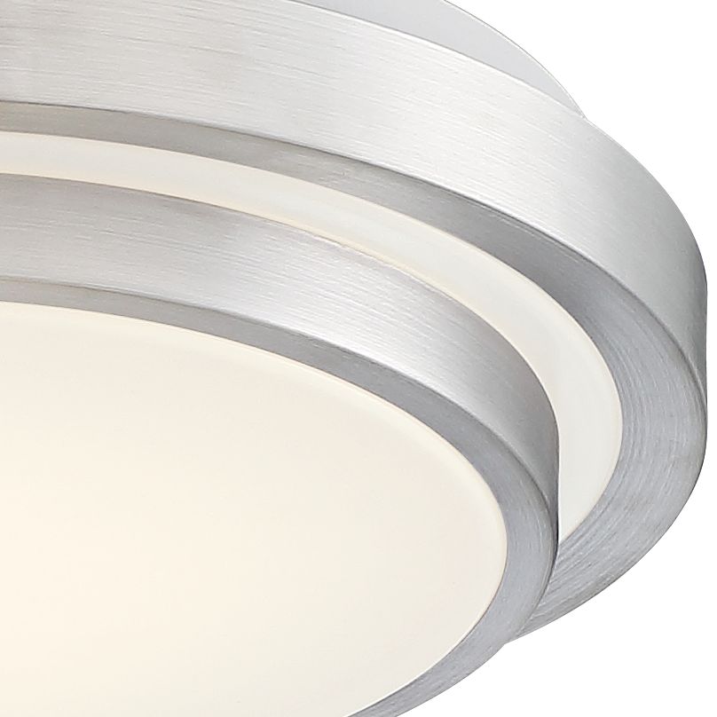 Image 3 Possini Euro Averson 13 1/2" Wide Double-Tier LED Modern Ceiling Light more views