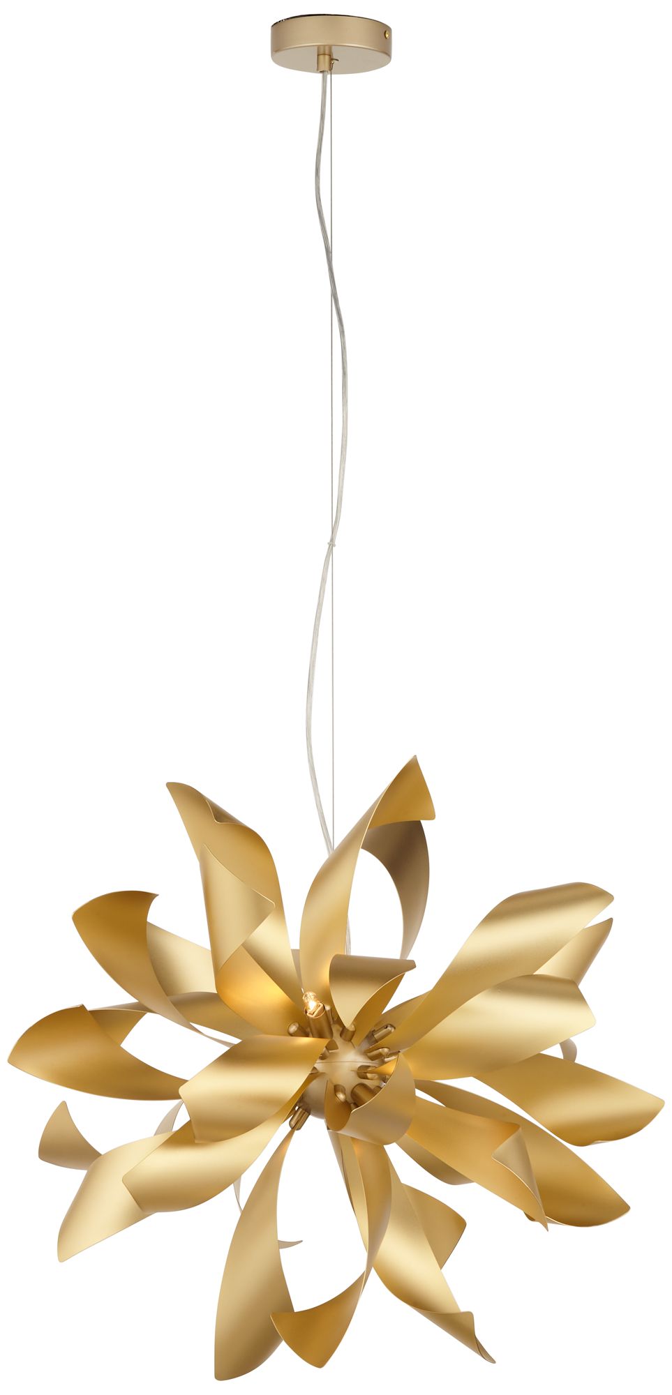 Watch A Video About the Possini Euro Baldwin Gold 6-Light Pendant