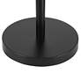 6_Possini Euro Ballard 72" Black Torchiere Floor Lamp with Side Lights more views