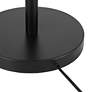 7_Possini Euro Ballard 72" Black Torchiere Floor Lamp with Side Lights more views