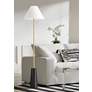 3_Possini Euro Bamba 61 3/4" High Black and Brass Modern Floor Lamp