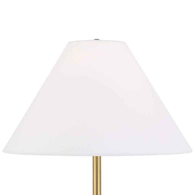 Image 4 Possini Euro Bamba 61 3/4" High Black and Brass Modern Floor Lamp more views
