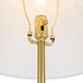 7_Possini Euro Bamba 61 3/4" High Black and Brass Modern Floor Lamp more views