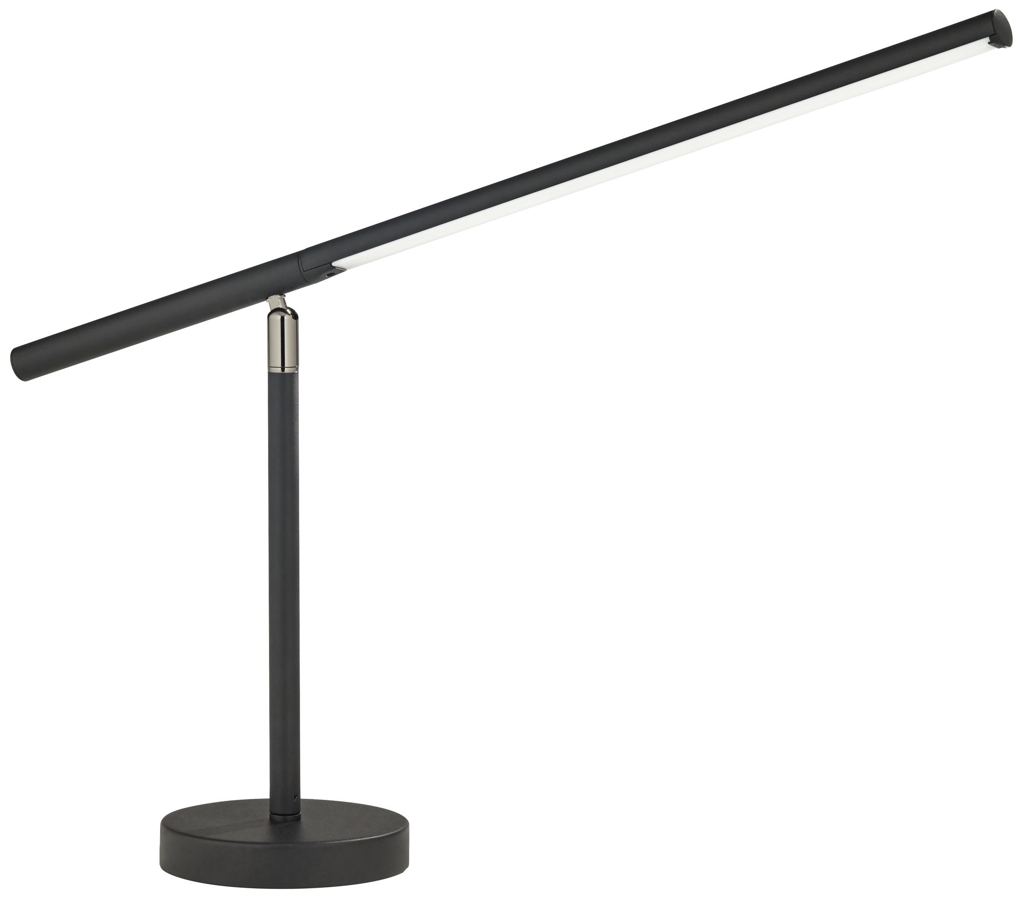 Possini Euro Banner 28 1/2" High Black LED Sensor Desk Lamp with USB-C