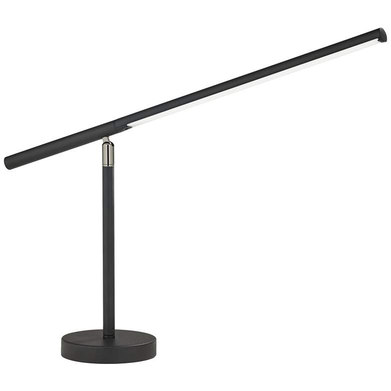 Image 2 Possini Euro Banner 28 1/2 inch High Black LED Sensor Desk Lamp with USB-C
