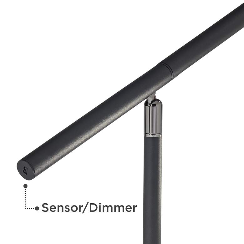 Image 6 Possini Euro Banner 65 1/2 inch High Black LED Sensor Floor Lamp more views