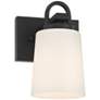 5_Possini Euro Barnes 9" High Black Wall Sconce more views