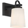 6_Possini Euro Barnes 9" High Black Wall Sconce more views
