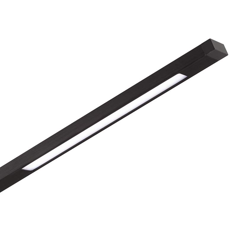 Image 3 Possini Euro Barrett Adjustable Height Anodized Black Modern LED Floor Lamp more views