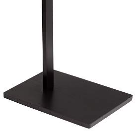 Image5 of Possini Euro Barrett Adjustable Height Anodized Black Modern LED Floor Lamp more views