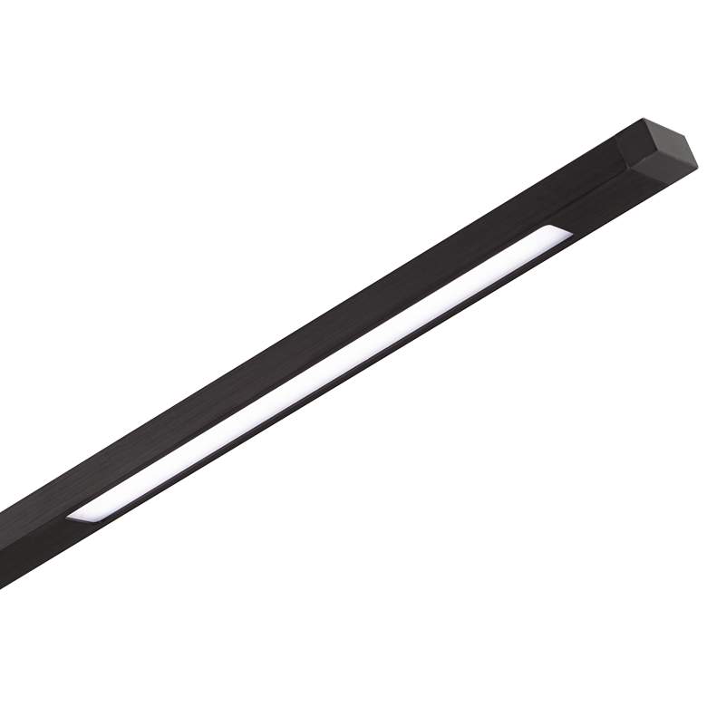 Image 3 Possini Euro Barrett Anodized Black Finish Modern LED Floor Lamp more views