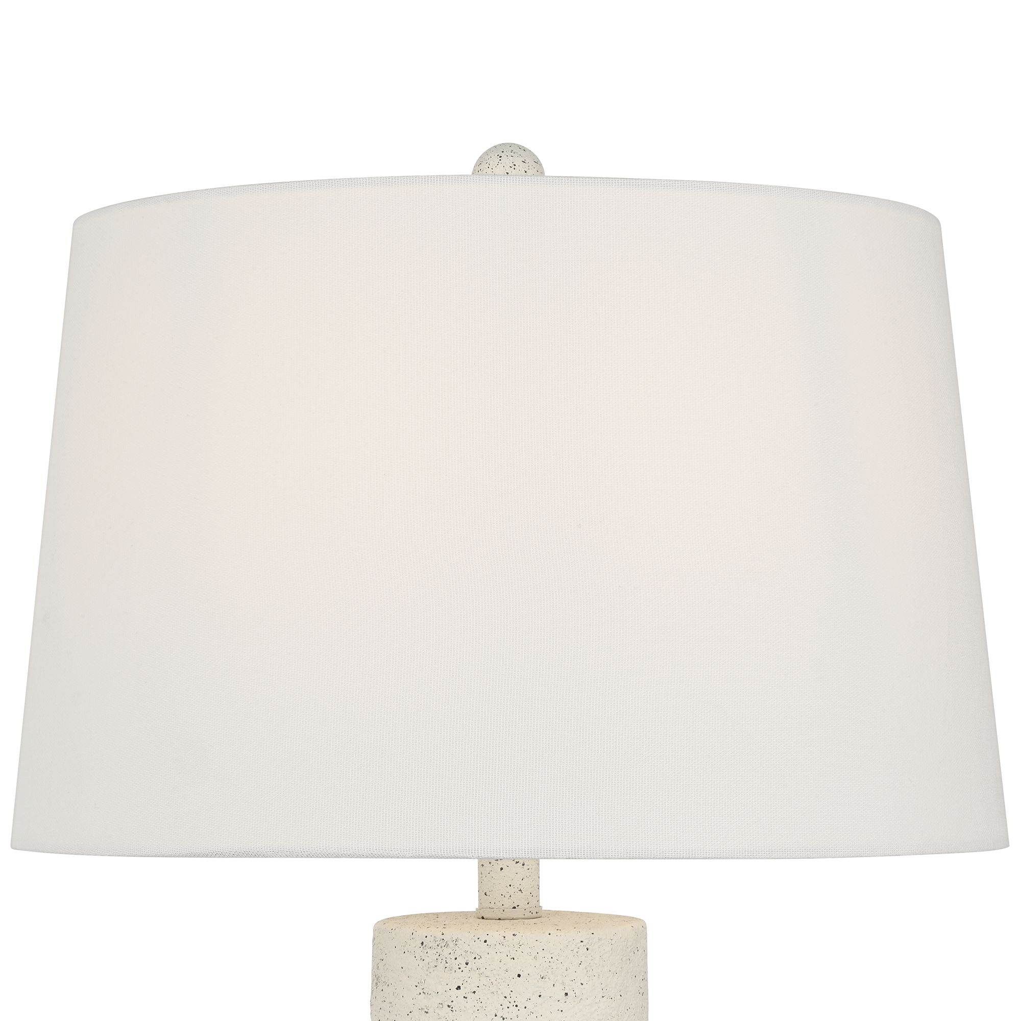 Image 3 Possini Euro Beatty 27 1/2" Faux White Sandstone Table Lamps Set of 2 more views