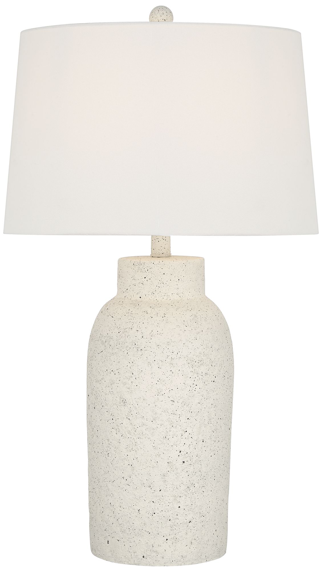Possini Euro Beatty 27 1/2" Faux White Sandstone Table Lamps Set of 2