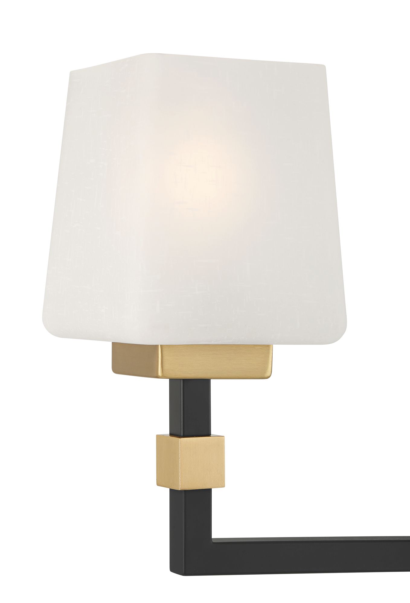 Image 3 Possini Euro Beauregard 30" Wide Black and Gold 4-Light Bath Light more views