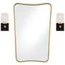 3_Possini Euro Beauregard Wall Sconce Set with Uttermost Segundo Wall Mirror