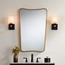 2_Possini Euro Beauregard Wall Sconce Set with Uttermost Segundo Wall Mirror