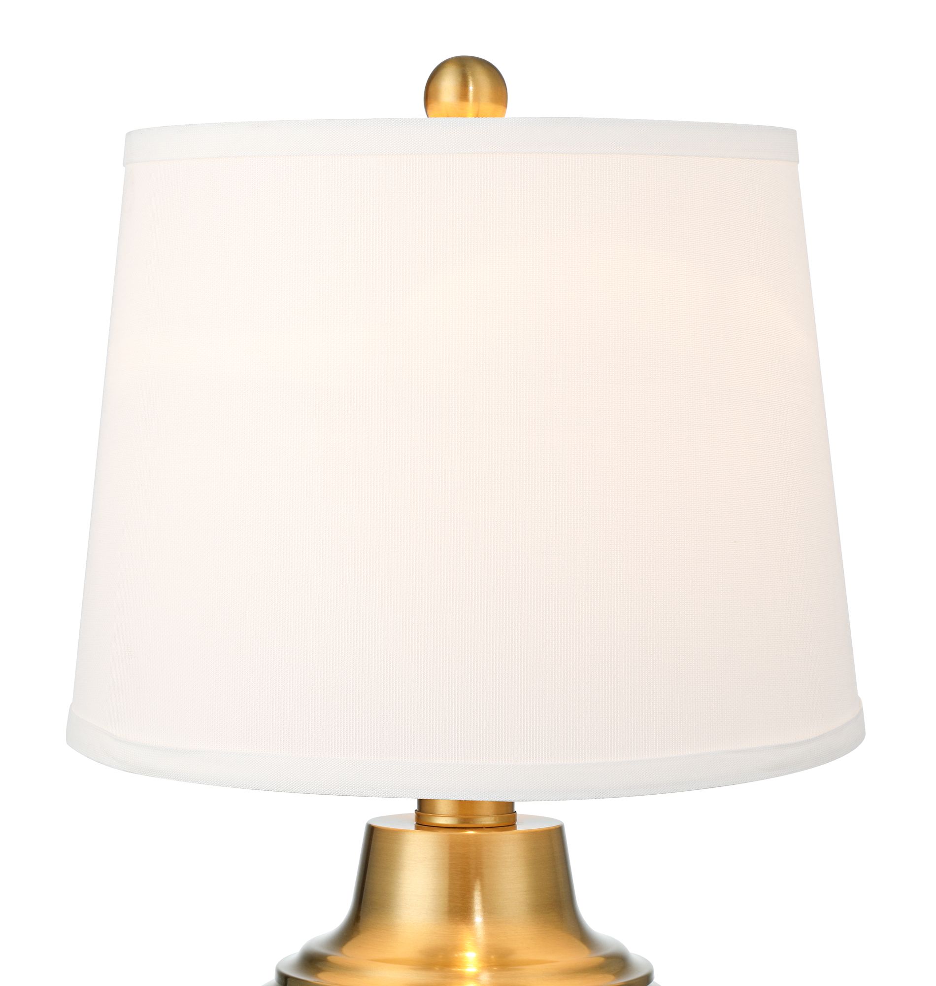 Image 3 Possini Euro Becca 22" High Urn Brass Finish Table Lamps Set of 2 more views