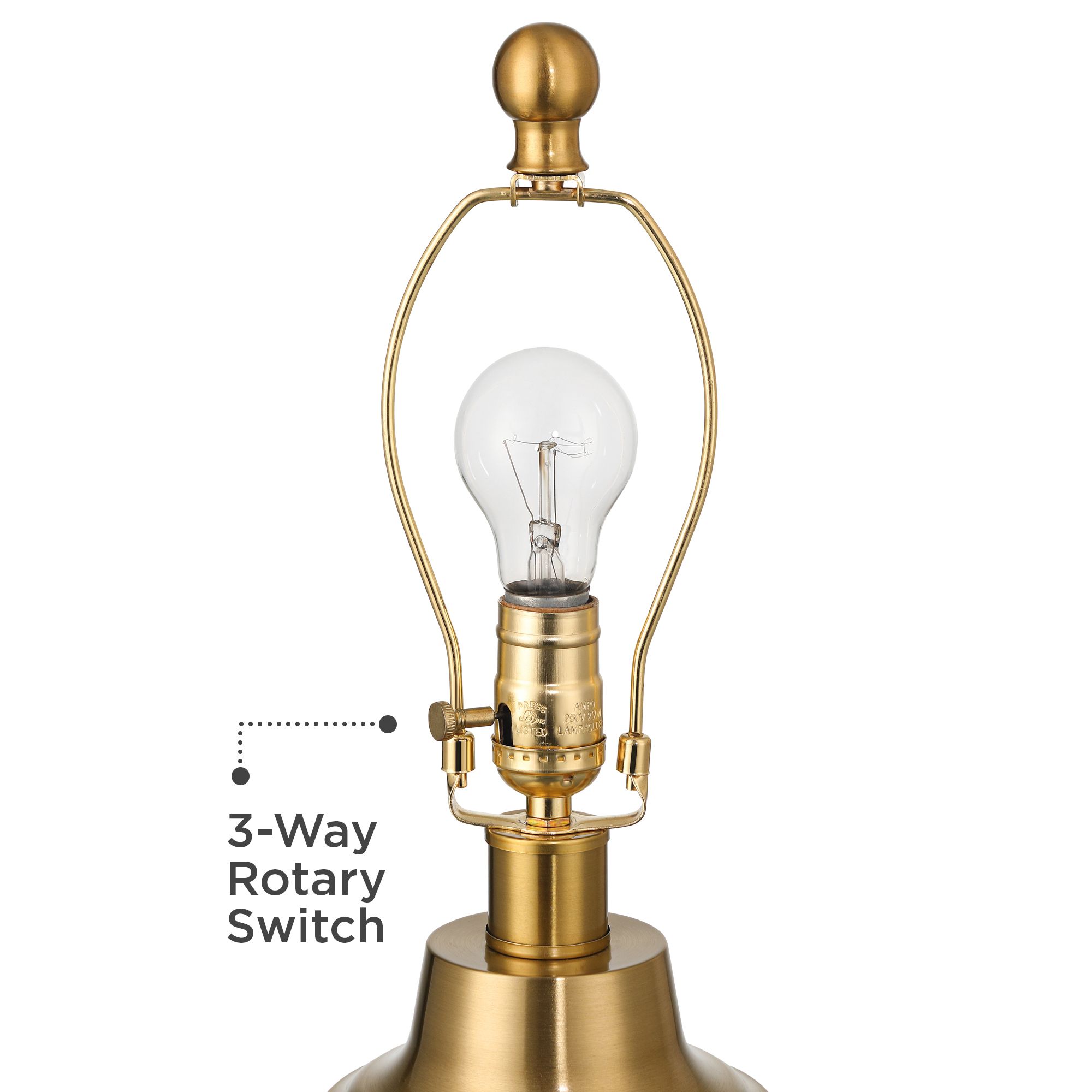 Image 4 Possini Euro Becca 22" High Urn Brass Finish Table Lamps Set of 2 more views