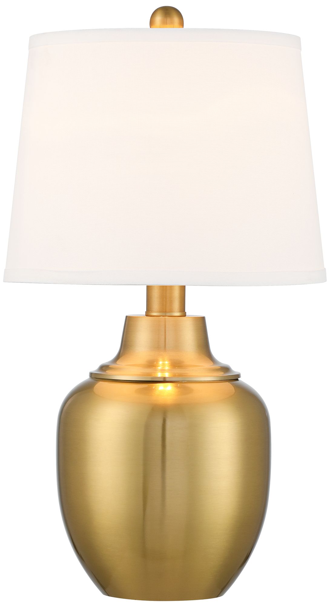 Image 7 Possini Euro Becca 22" High Urn Brass Finish Table Lamps Set of 2 more views
