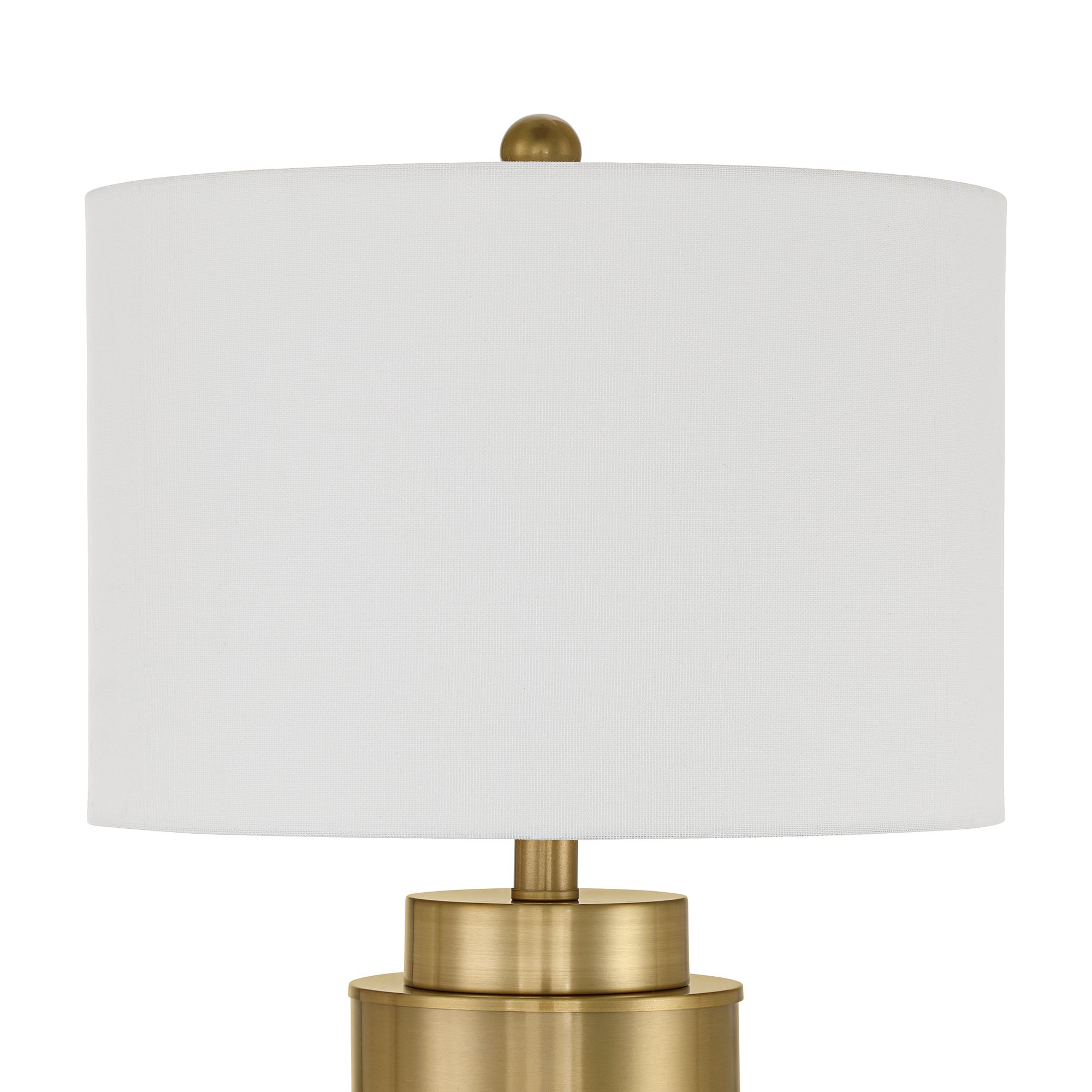 Image 4 Possini Euro Belfast 25 1/2" High Brass Metal USB Table Lamp Set of 2 more views
