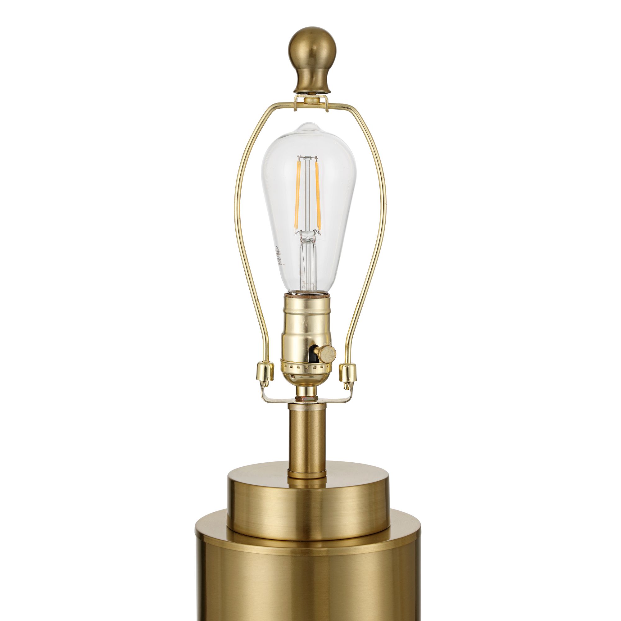Image 6 Possini Euro Belfast 25 1/2" High Brass Metal USB Table Lamp Set of 2 more views