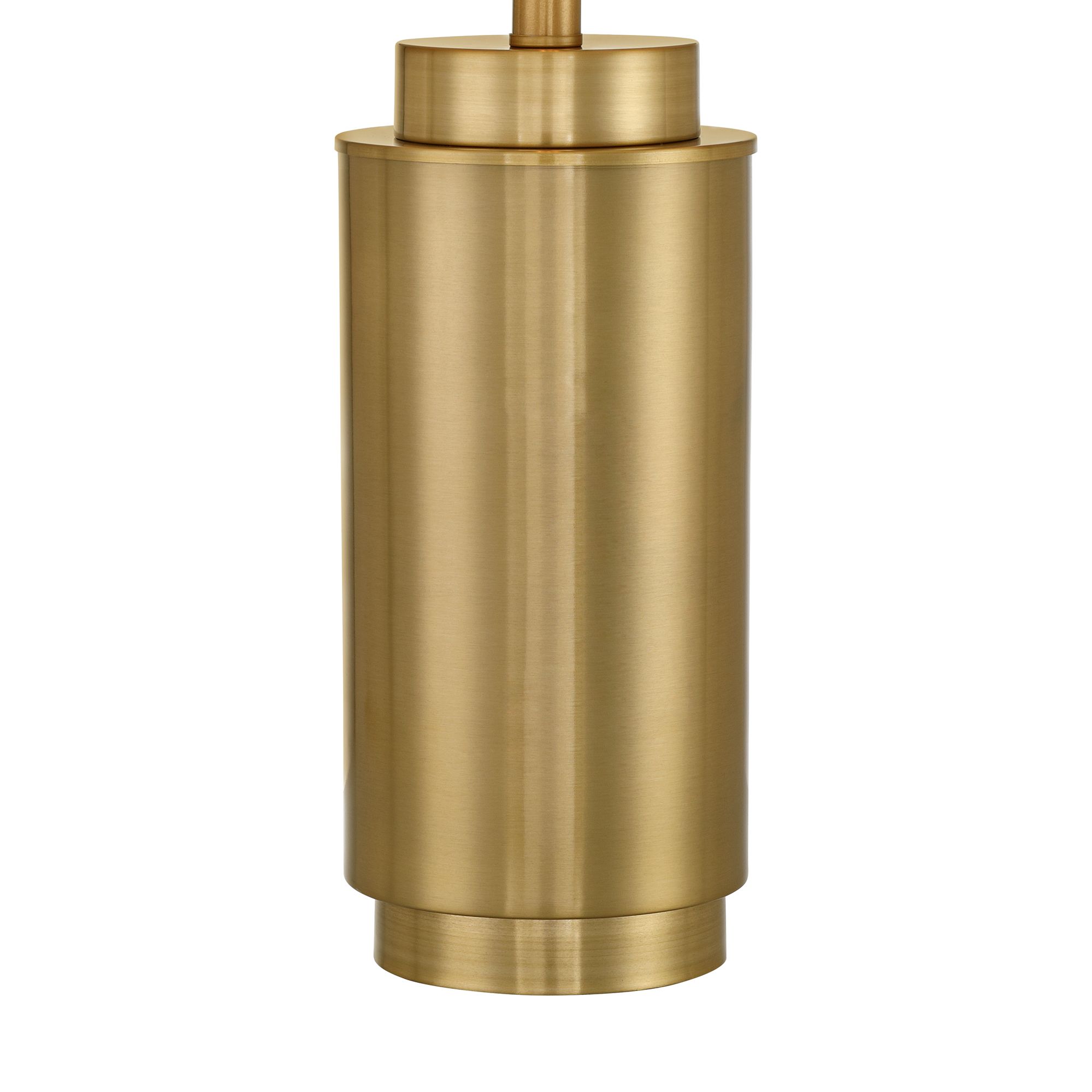 Possini Euro Belfast 25 1/2" High Brass Metal USB Table Lamp Set of 2
