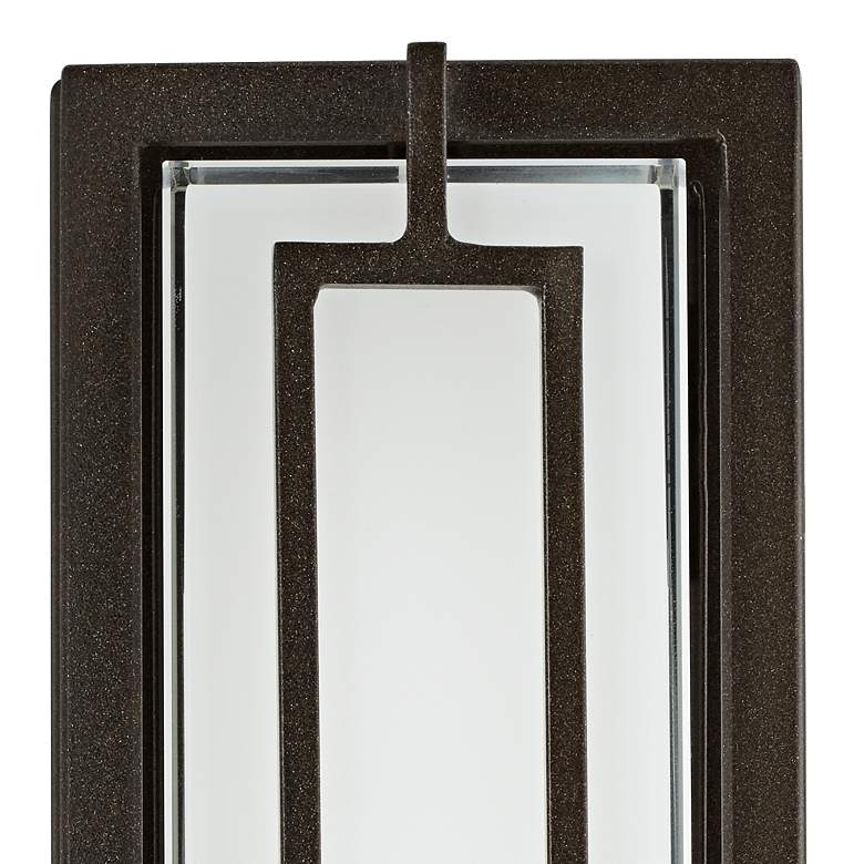 Image 3 Possini Euro Belfonte 16 1/4" High Bronze Modern LED Wall Sconce more views