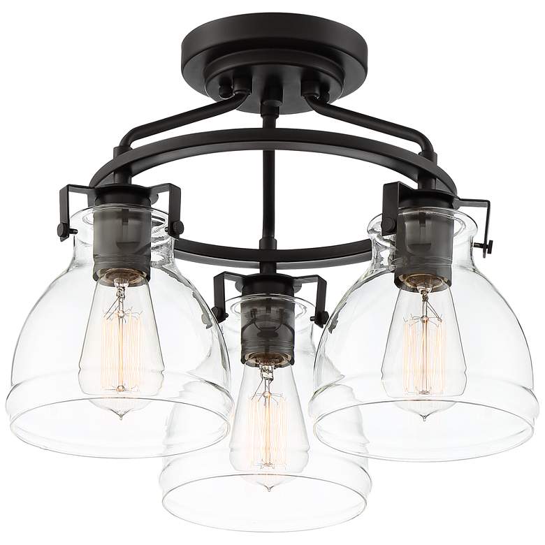 Image 6 Possini Euro Bellis 14 1/2" Wide 3-Light Ceiling Light more views