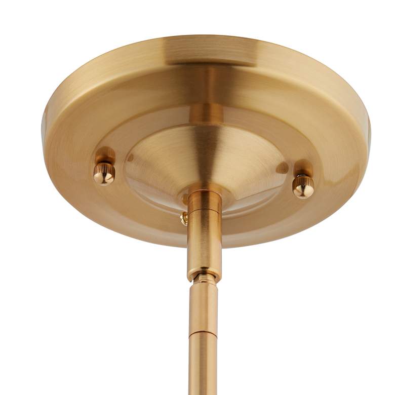 Image 4 Possini Euro Bellis 6 1/2" Wide Soft Gold and Clear Glass Mini Pendant more views