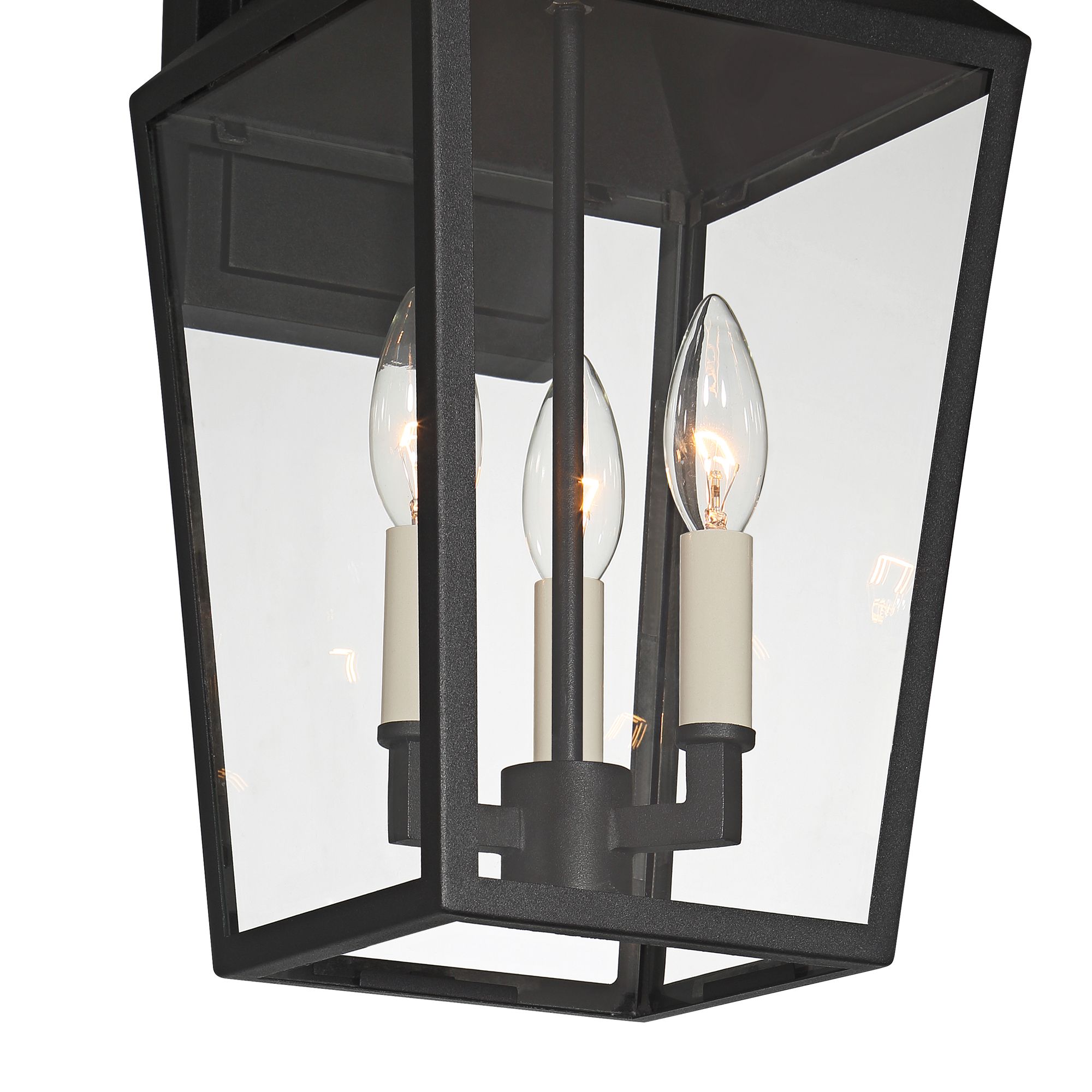 Image 3 Possini Euro Belmont 17"H Black 3-Light Outdoor Wall Light Set of 2 more views