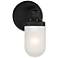Possini Euro Bendarra 10 3/4" High Black Wall Sconce