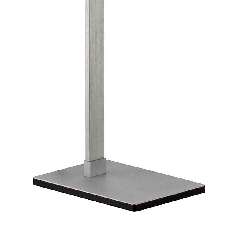Image 6 Possini Euro Bentley Adjustable Arm Aluminum LED Task Floor Lamp more views